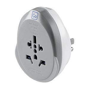 Go Travel World - EU Adaptor Duo + USB