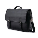 Samsonite Classic Leather Flapover Black