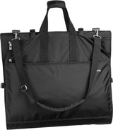 WallyBags 66” Premium Tri-Fold Carry-On Wedding Dress Travel Bag, Black