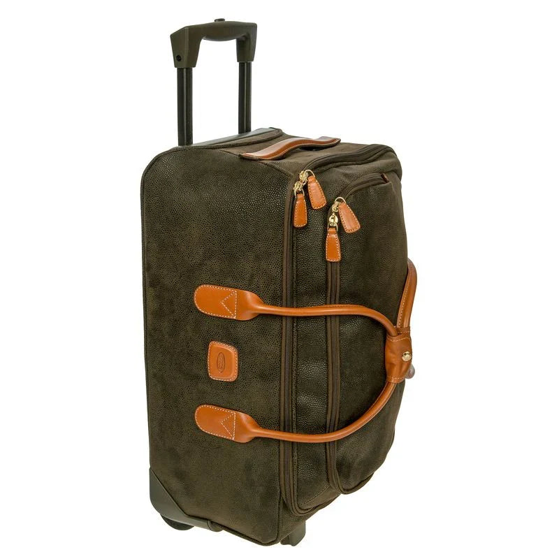 Brics Life 21" Rolling Duffel Olive
